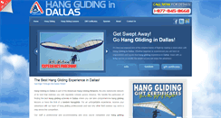 Desktop Screenshot of hangglidingindallas.com